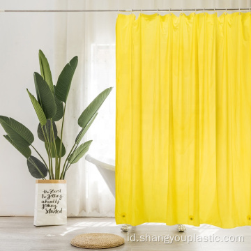 warna solid peva grosir kamar mandi shower curtain liner